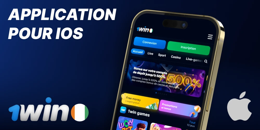 Application 1win pour les appareils iOS