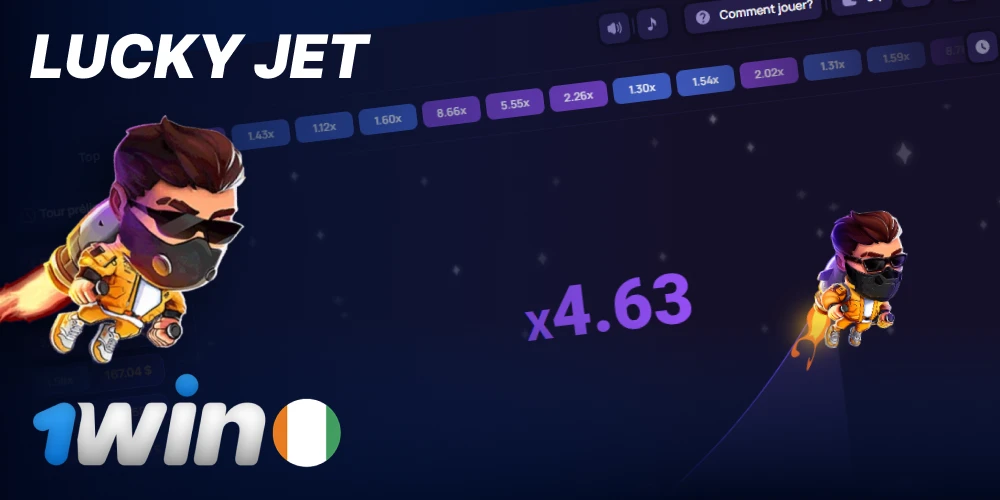 Lucky Jet 1win Côte d'Ivoire